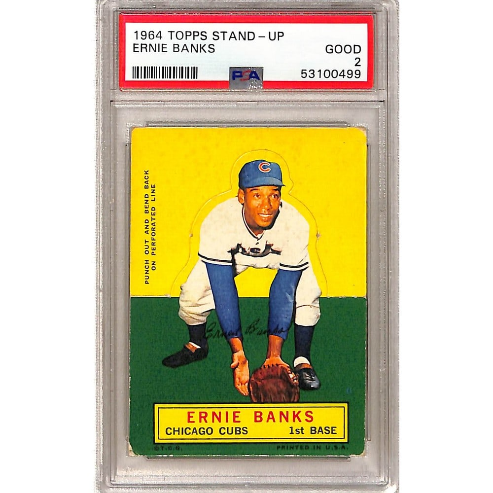 1964 Topps Stand Ups Ernie Banks Psa 2 (1 of 2)