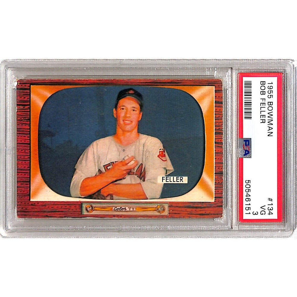 1955 Bowman Bob Feller Psa 3 (1 of 2)