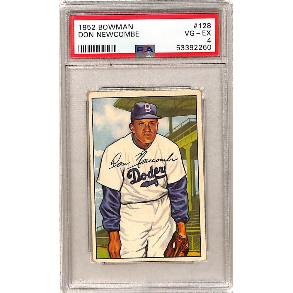 1952 Bowman Don Newcombe Psa 4: 1952 Bowman Don Newcombe Psa 4