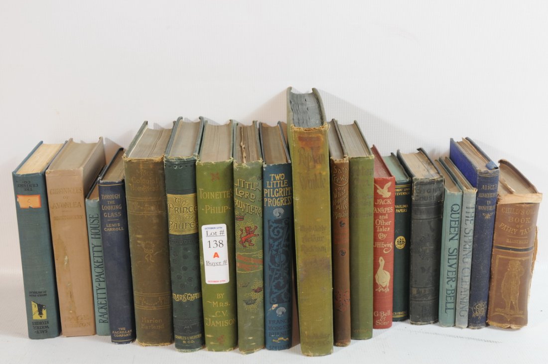 Collection of early books to inlcude Rip Van Wink: Collection of early books to inlcude Rip Van Winkle, Through the Looking Glass, Racketty Packetty House, Salt Water Stories, The Prince and Pauper, Two Little Pilgrims Progress and More