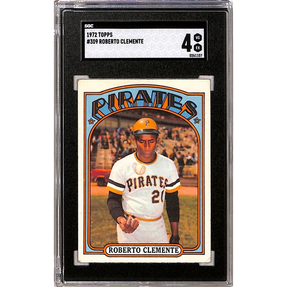 1972 Topps Roberto Clemente Sgc 4 (1 of 2)
