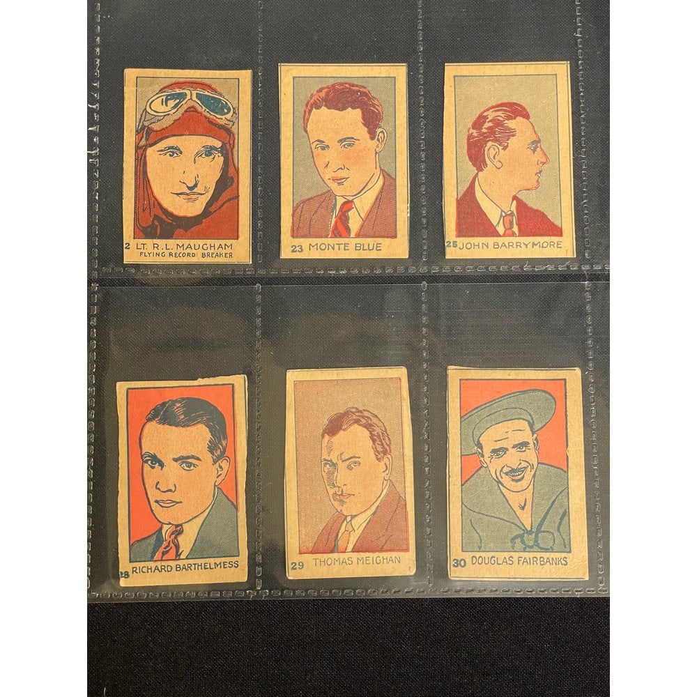 (6) Circa 1910 Non Sports Strip Cards (1 of 2)