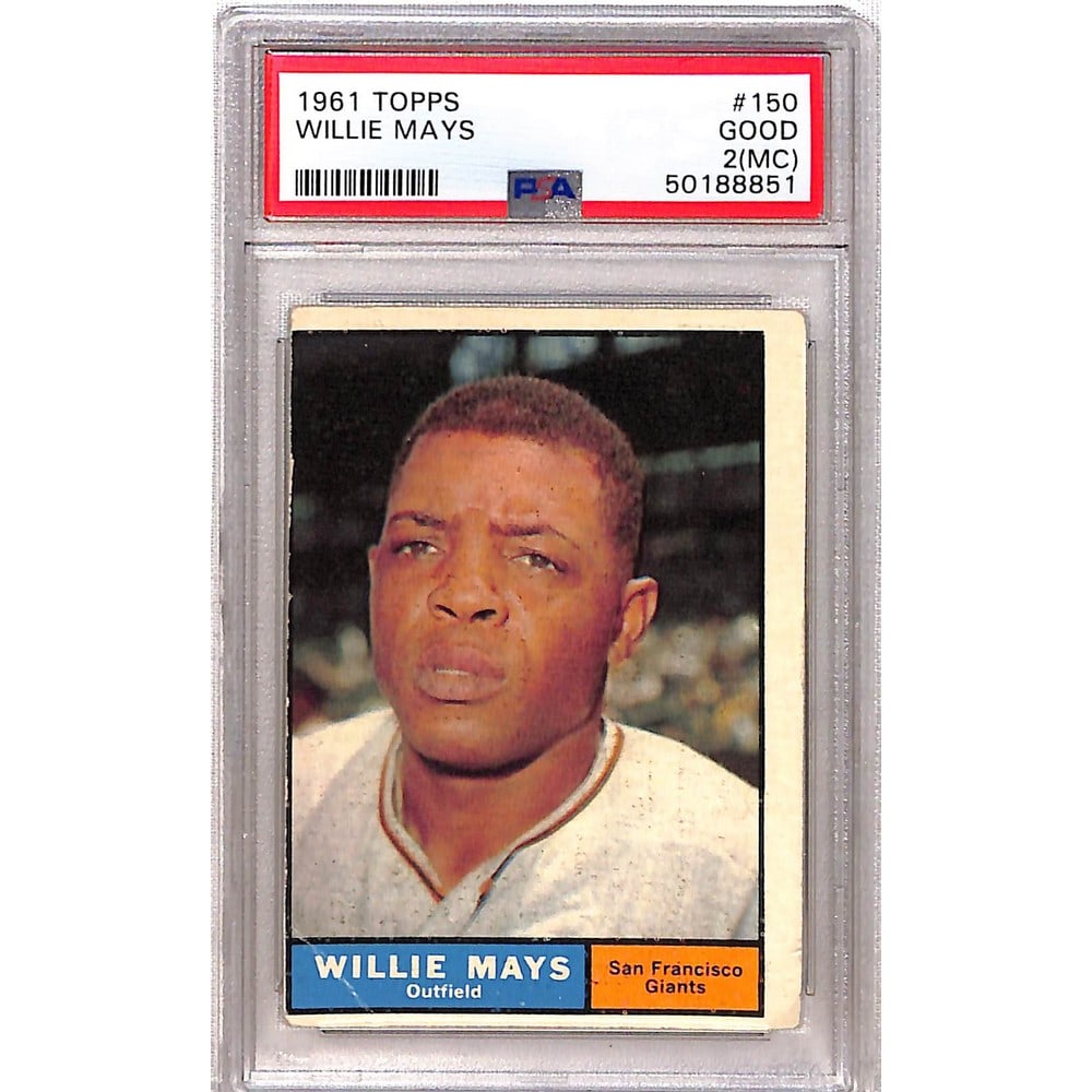 1961 Topps Willie Mays Psa 2 Mc (1 of 2)