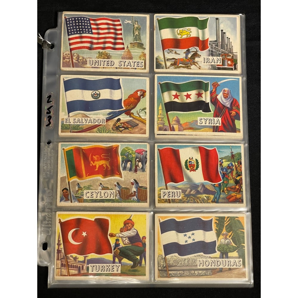 1956 Topps Flags Of The World Complete Set (1 of 4)
