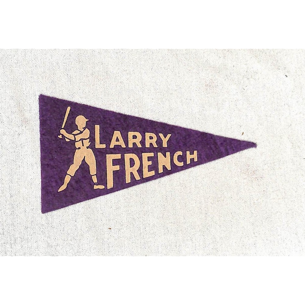1930's Larry French Baseball Mini Pennant (1 of 2)