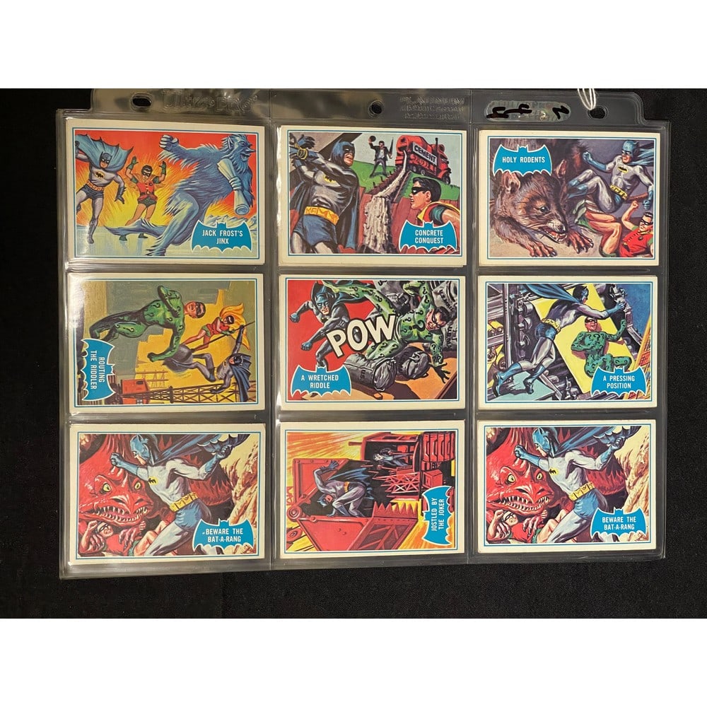 (22) 1966 Topps Batman Cards Crease Free (1 of 3)