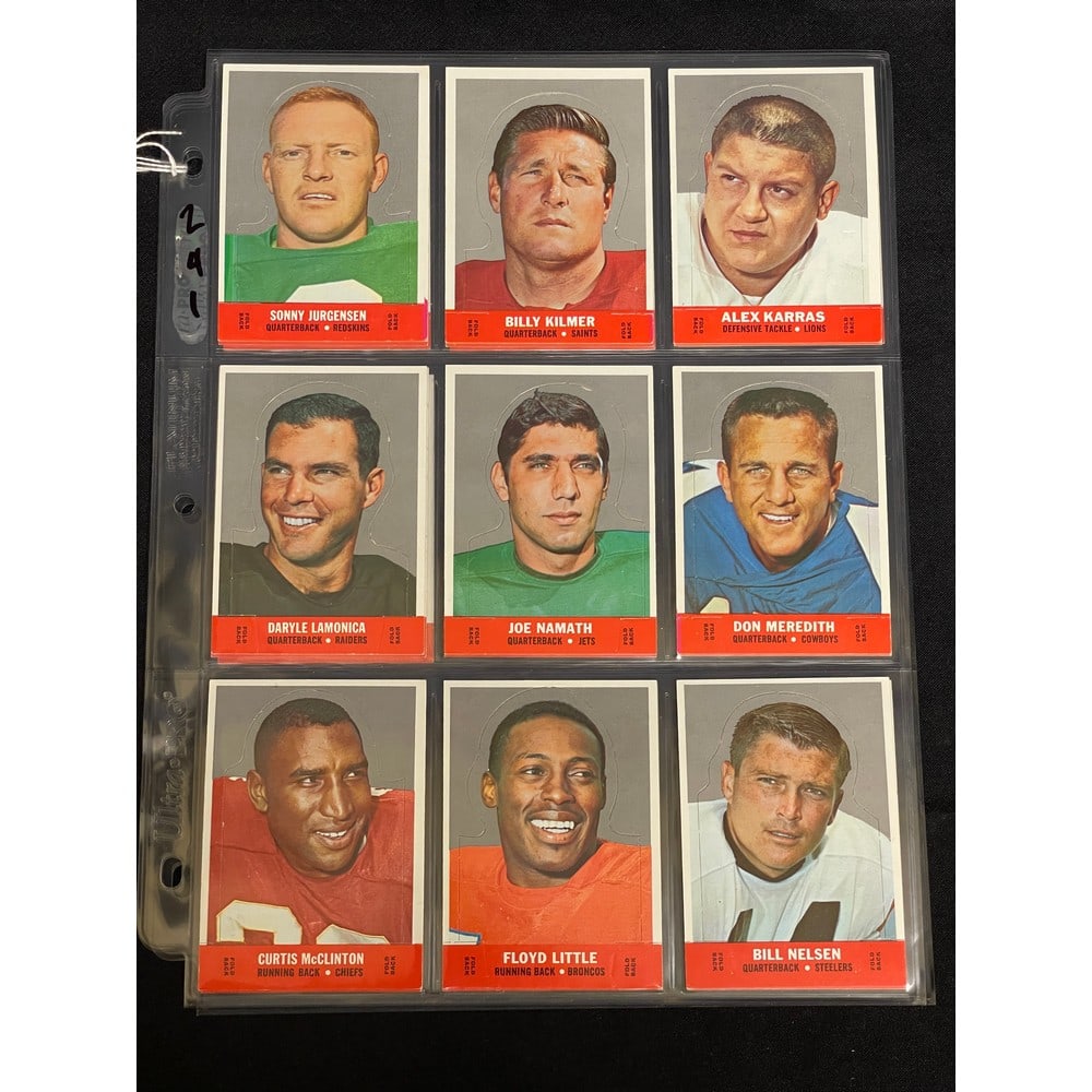 1968 Topps Football Standups Complete Set (1 of 3)