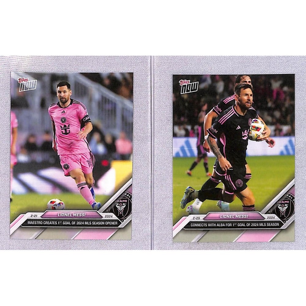 (2) 2024 Lionel Messi Cards (1 of 2)