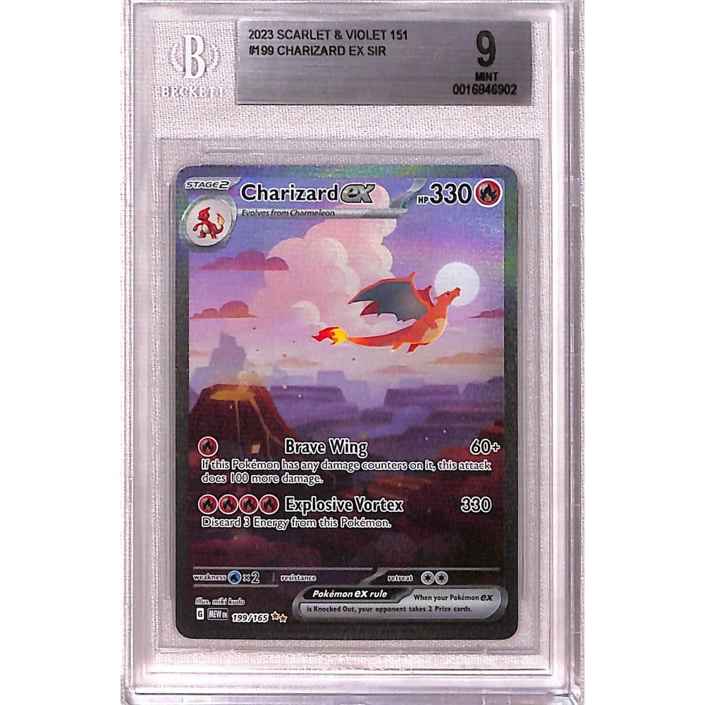 2023 Pokemon Charizard Ex Sir Bgs 9 (1 of 2)