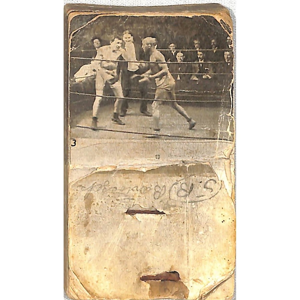 Circa 1890 Boxing Flip Book 46 Different Pics: Circa 1890 Boxing Flip Book 46 Different Pics
