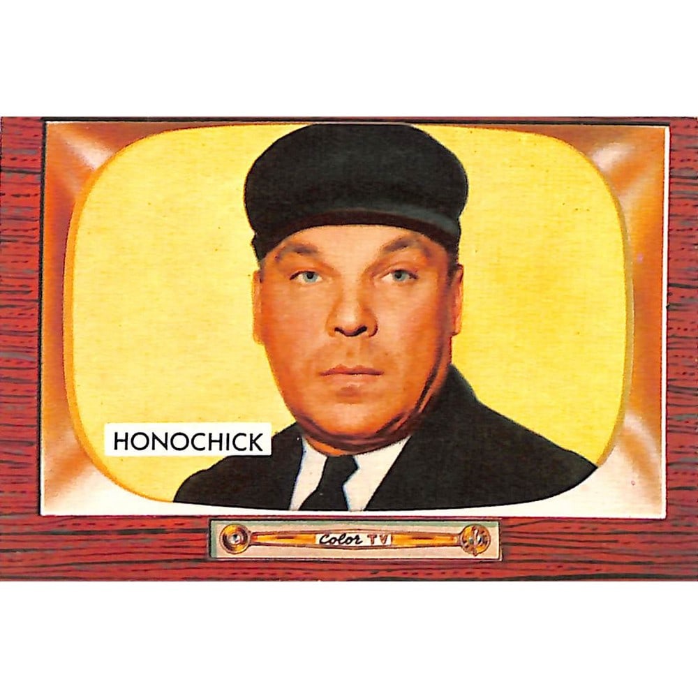 1955 Bowman Hi Grade Umpire Honochick: 1955 Bowman Hi Grade Umpire Honochick