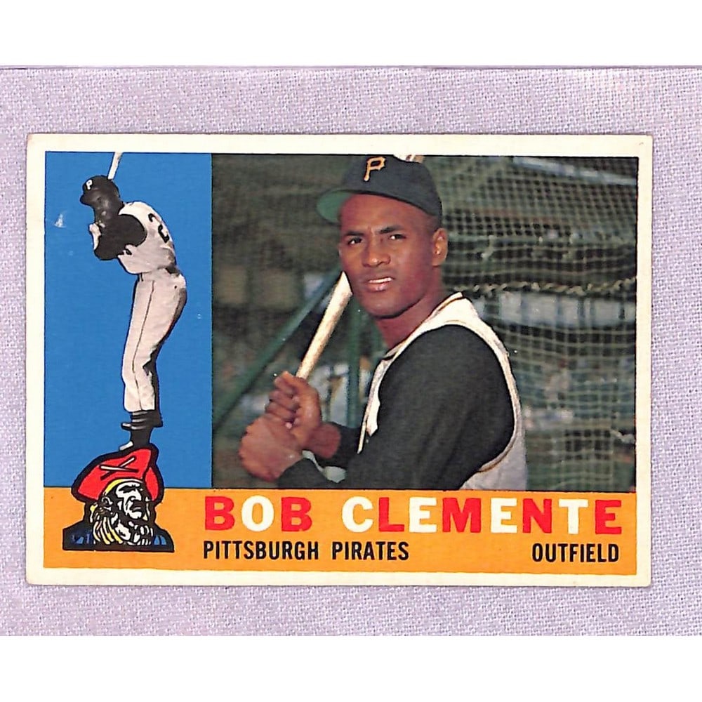 1960 Topps Roberto Clemente Vgex (1 of 2)