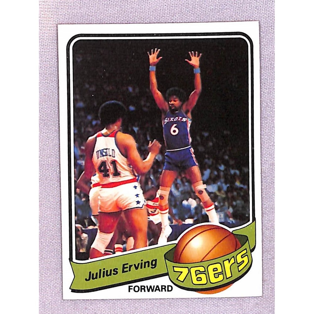 1979 Topps High Grade Julius Erving Card (1 of 2)