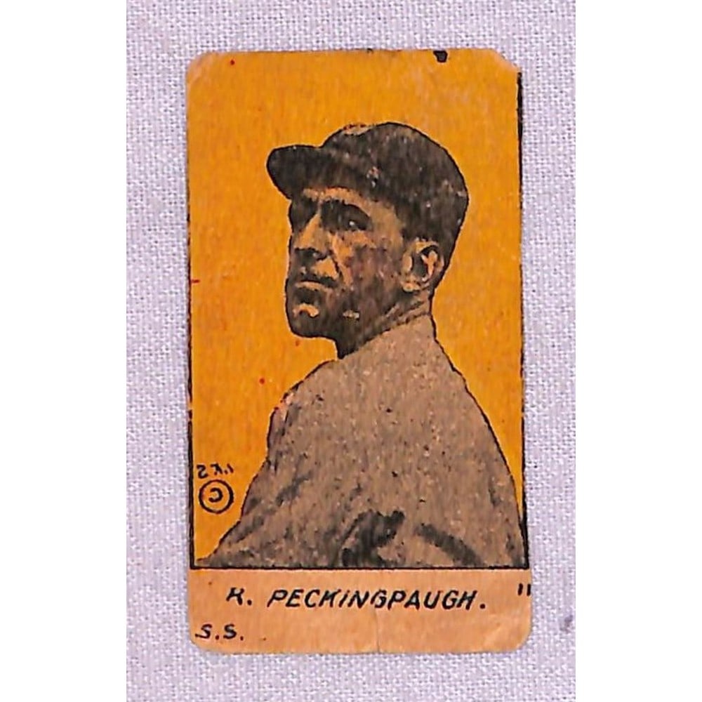 Circa 1910 Roger Peckinpaugh Strip Card (1 of 2)