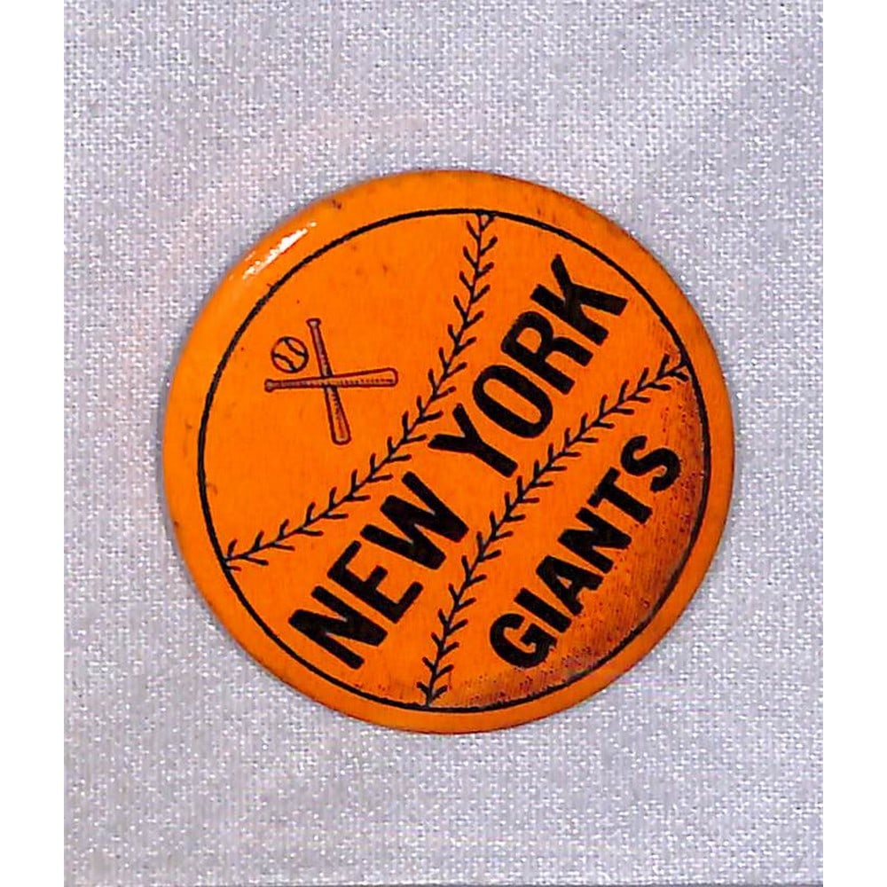 1950's Ny Giants Baseball Button (1 of 2)