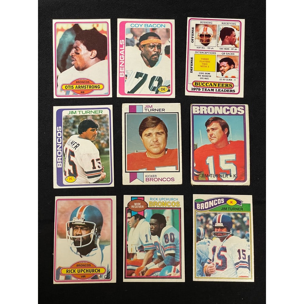 (350) 1970's-80's Topps Football Cards: (350) 1970's-80's Topps Football Cards