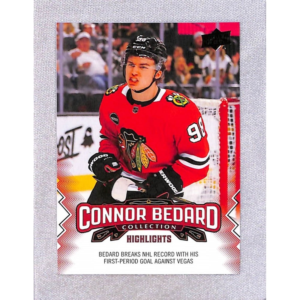 2024 Upper Deck Connor Bedard Rookie: 2024 Upper Deck Connor Bedard Rookie