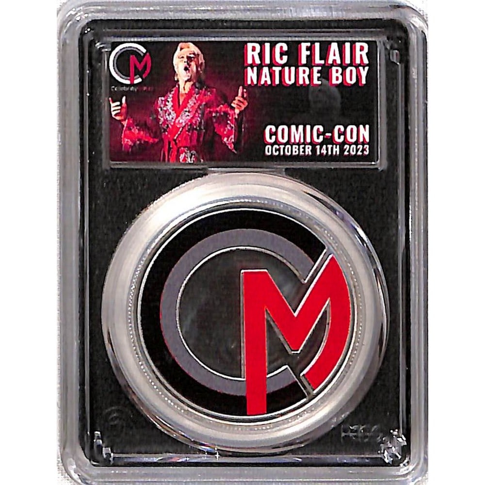 2023 Comic Con Ric Flair Silver Coin Pcgs Slabbed: 2023 Comic Con Ric Flair Silver Coin Pcgs Slabbed