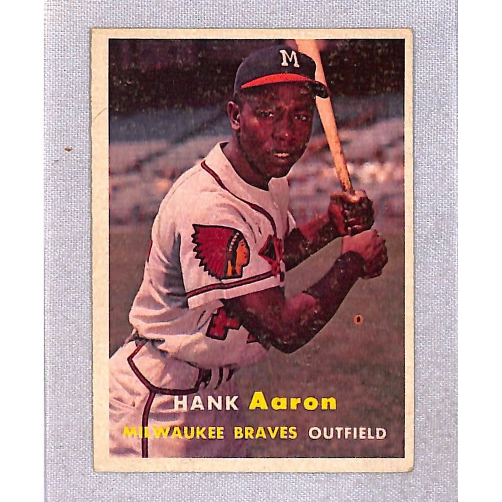 1957 Topps Hank Aaron Vgex (1 of 2)