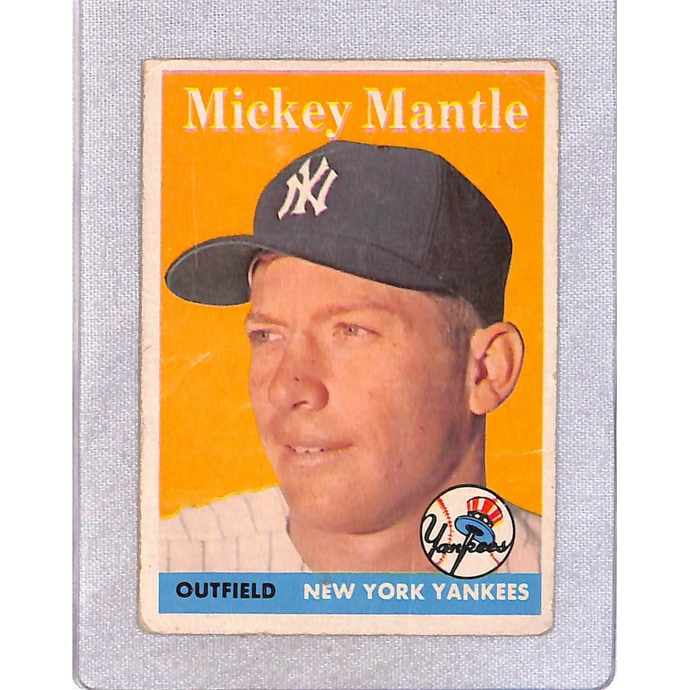 1958 Topps Mickey Mantle Low Grade (1 of 2)