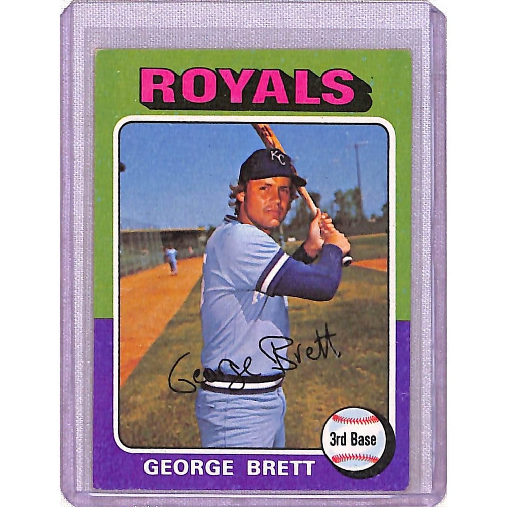 1975 Topps George Brett Rookie Nice Shape (1 of 2)