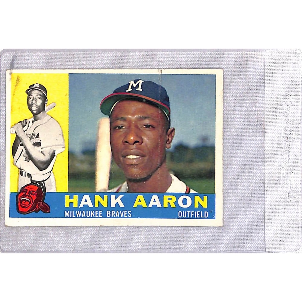 1960 Topps Hank Aaron Exmt (1 of 2)