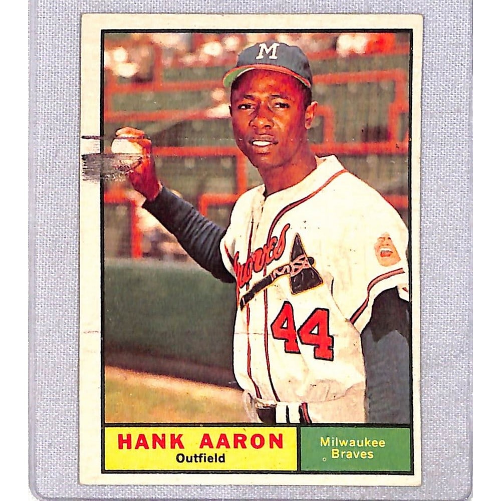 1961 Topps Hank Aaron Ex (1 of 2)