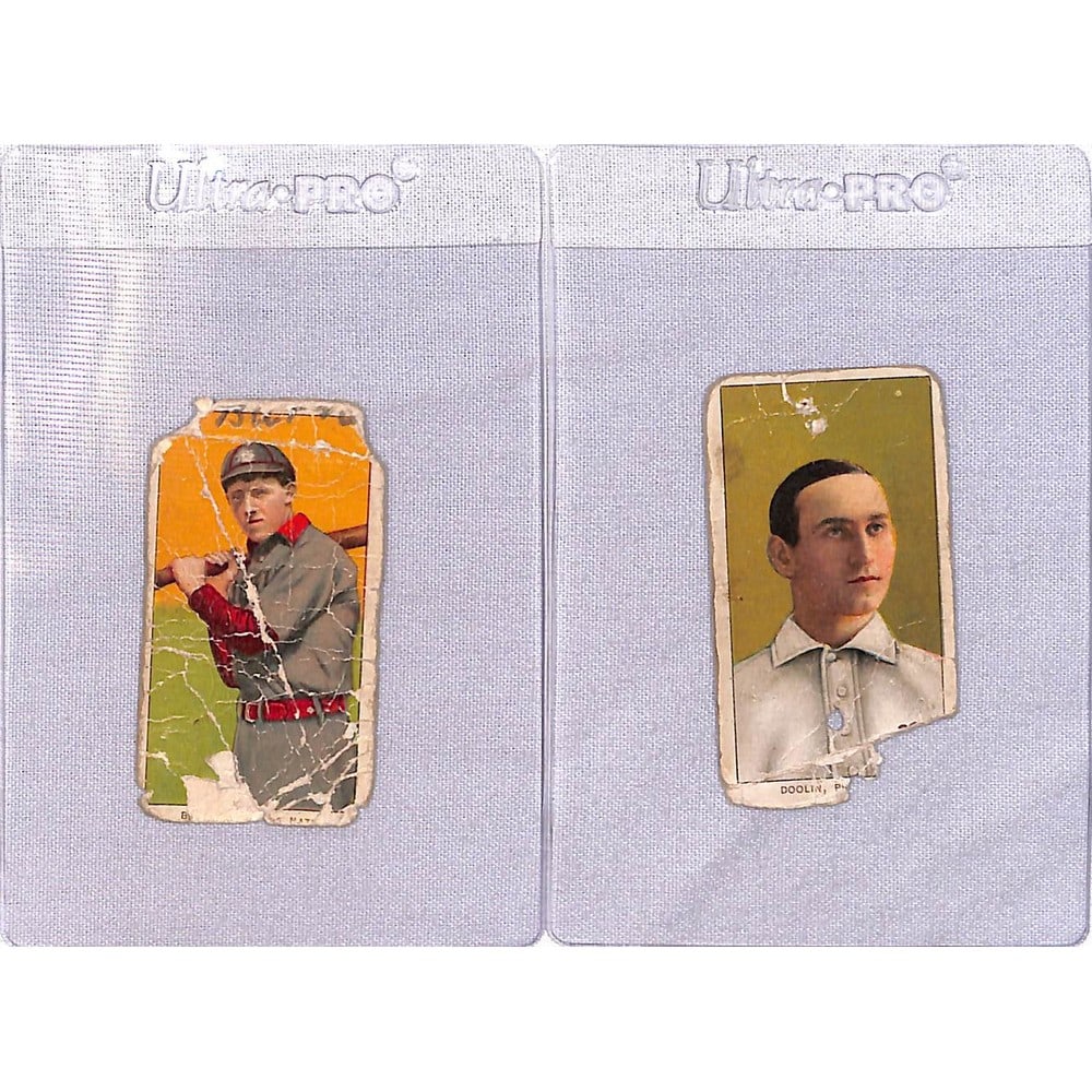 (2) Low Grade 1909-11 T206 Cards (1 of 2)