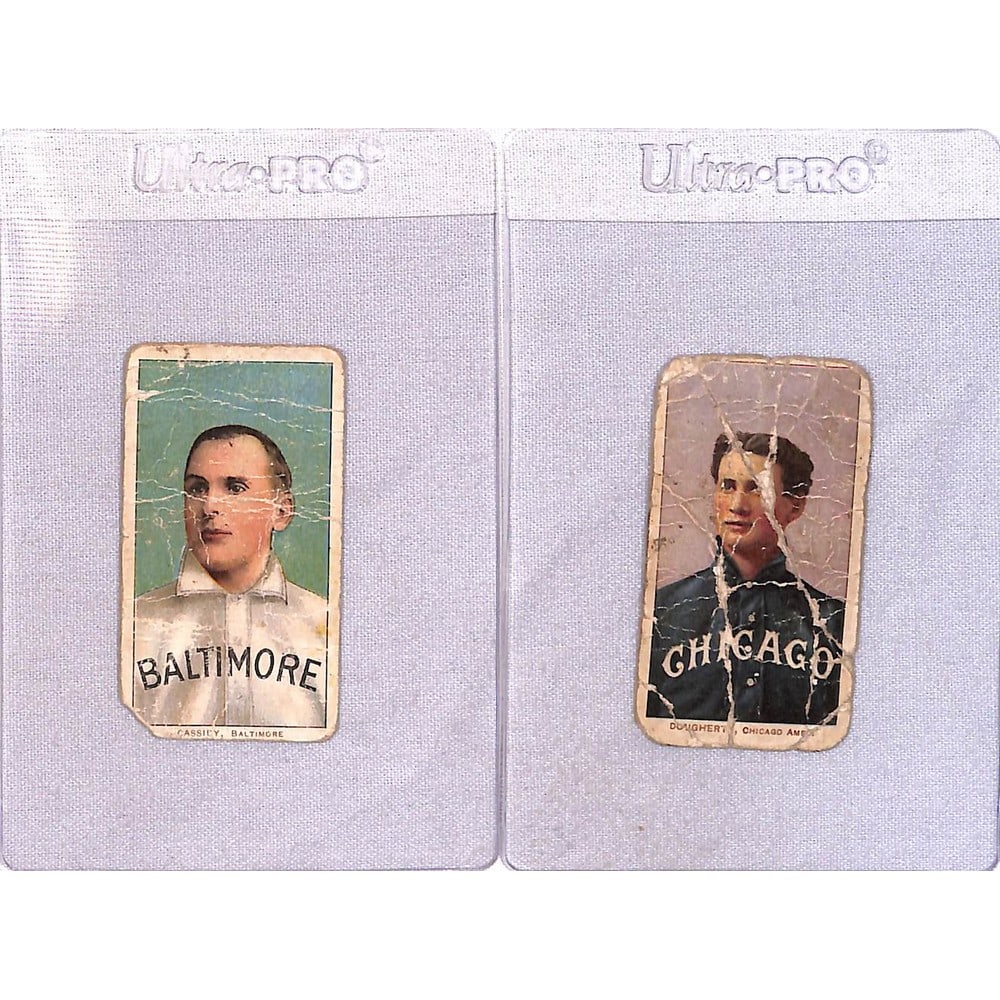 (2) Low Grade 1909-11 T206 Cards (1 of 2)