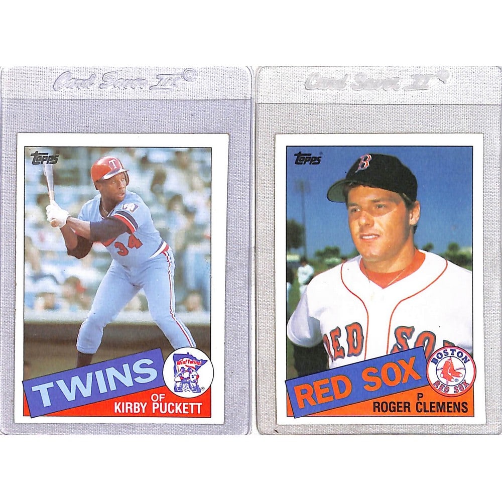 1985 Topps Roger Clemens/kirby Puckett Rookies: 1985 Topps Roger Clemens/kirby Puckett Rookies