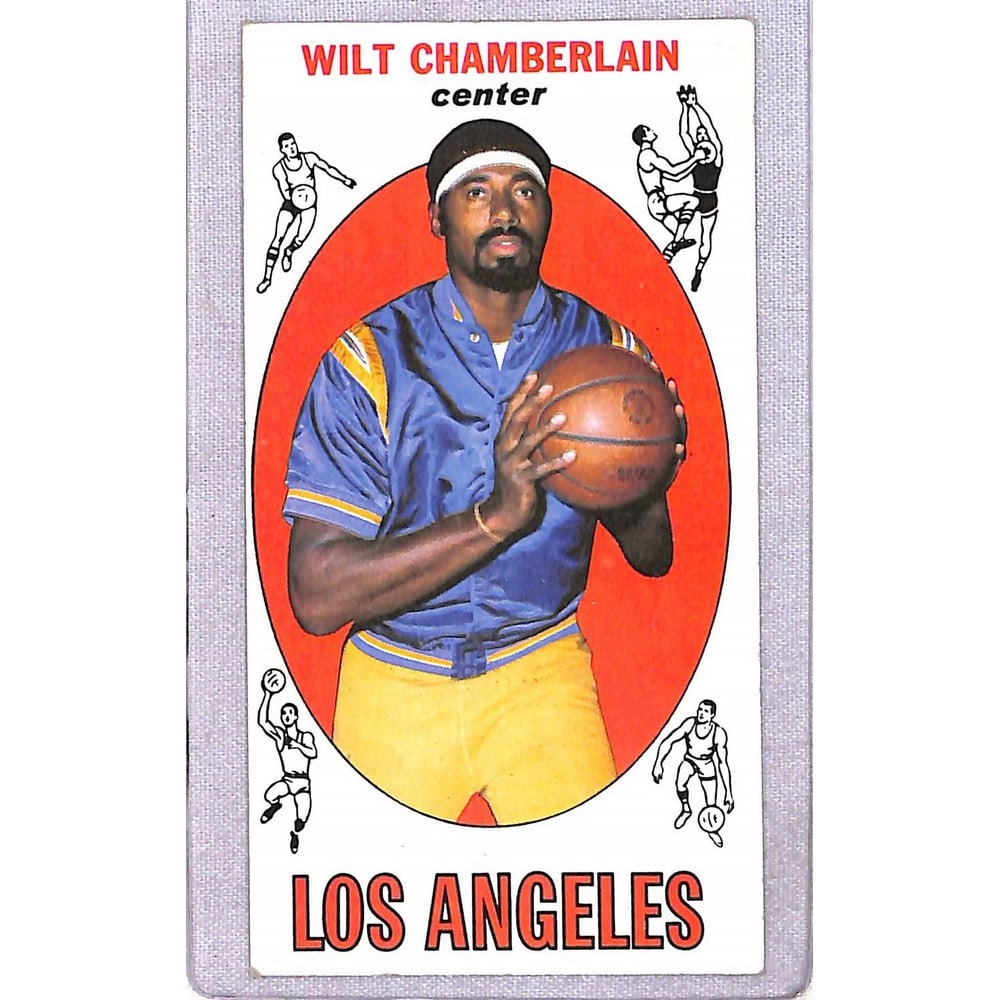 1969-70 Topps Basketball Wilt Chamberlain Ex: 1969-70 Topps Basketball Wilt Chamberlain Ex