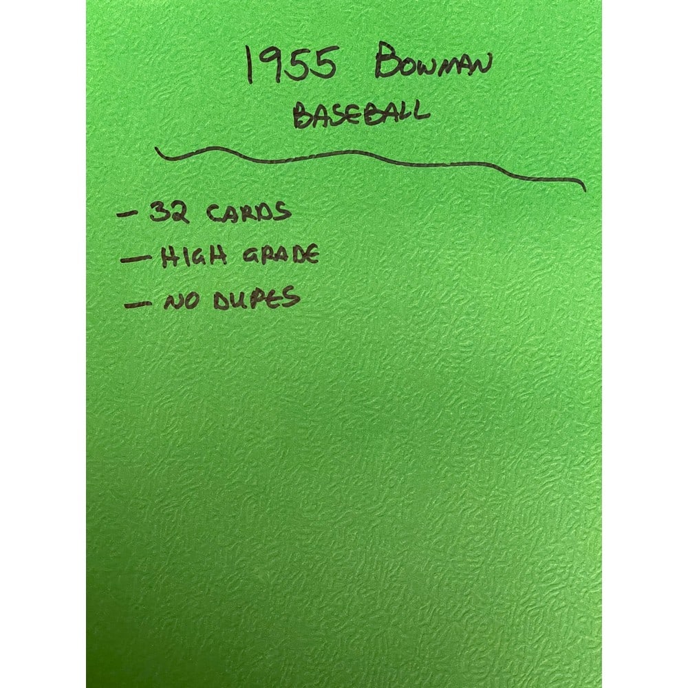 (32) 1955 Bowman Baseball Cards High Grade (1 of 5)
