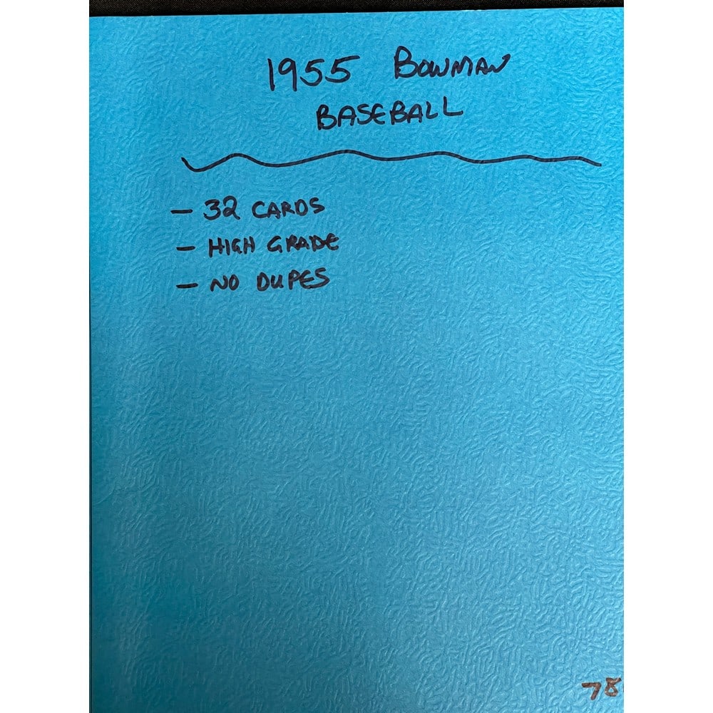 (32) 1955 Bowman Baseball Cards High Grade (1 of 5)