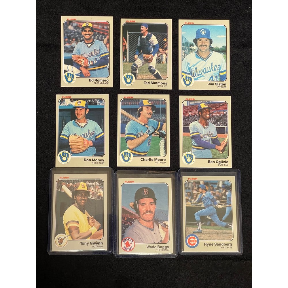 1983 Fleer Baseball Complete Set High Grade (1 of 3)