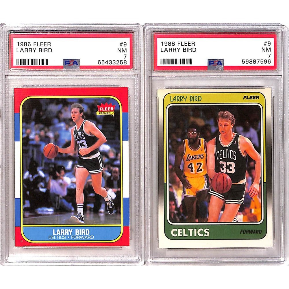 (3) 1984-1988 Larry Bird Cards 2 Psa Graded (1 of 4)