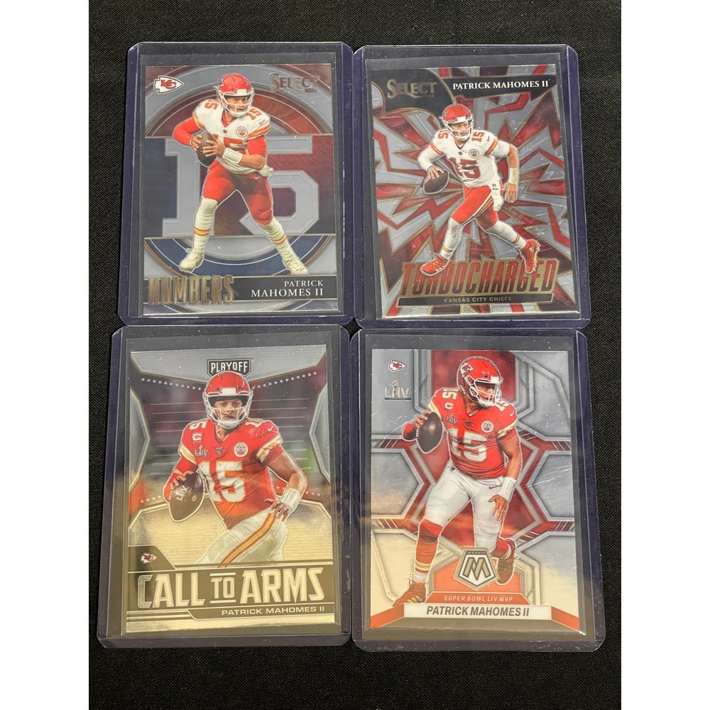 (4) Patrick Mahomes Cards Premium Brands (1 of 2)