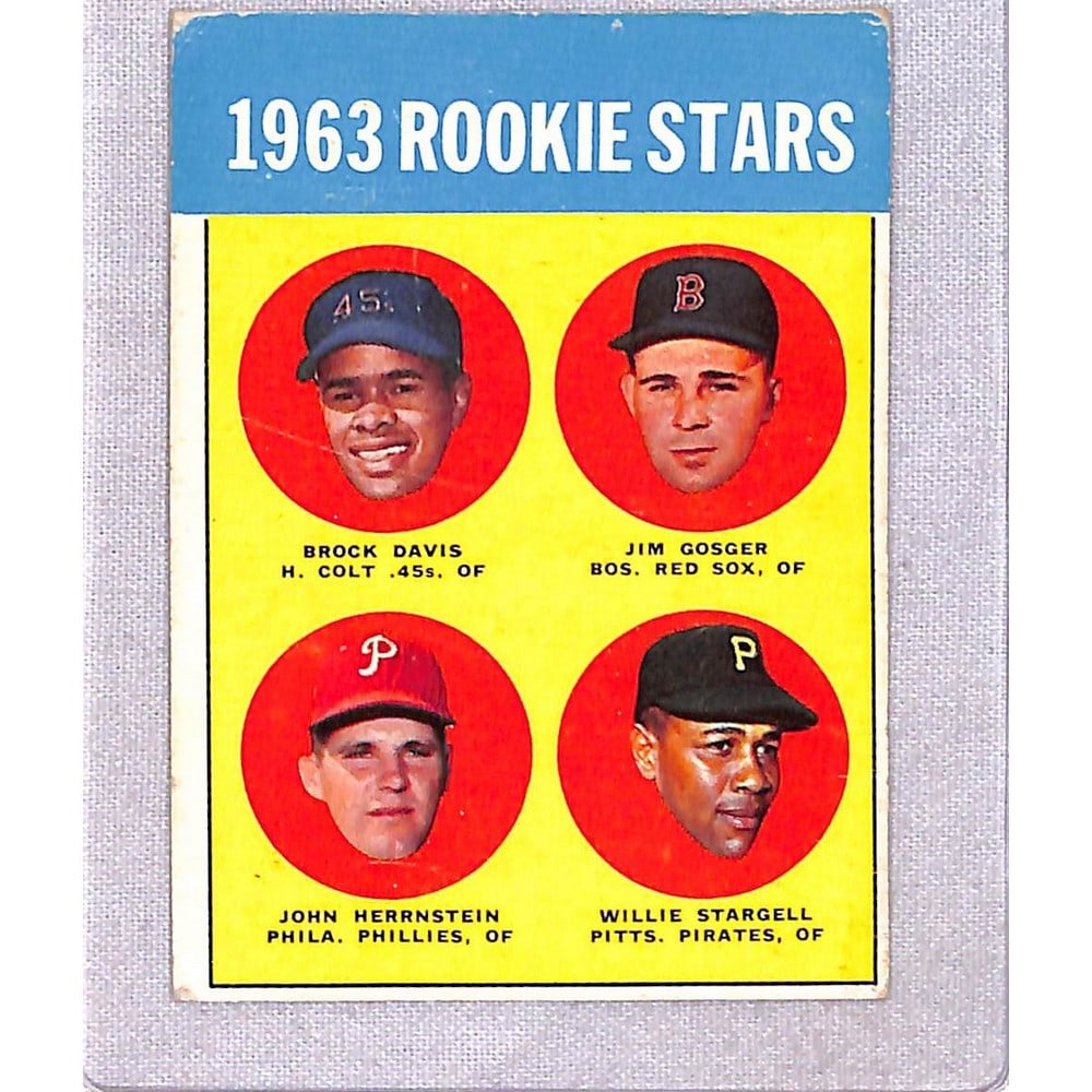 1963 Topps Baseball Willie Stargell Rookie (1 of 2)