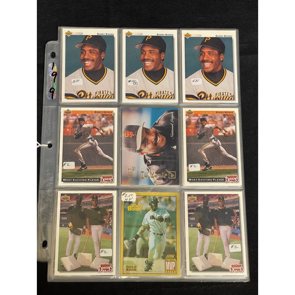 (45) Barry Bonds Cards With Inserts (1 of 4)