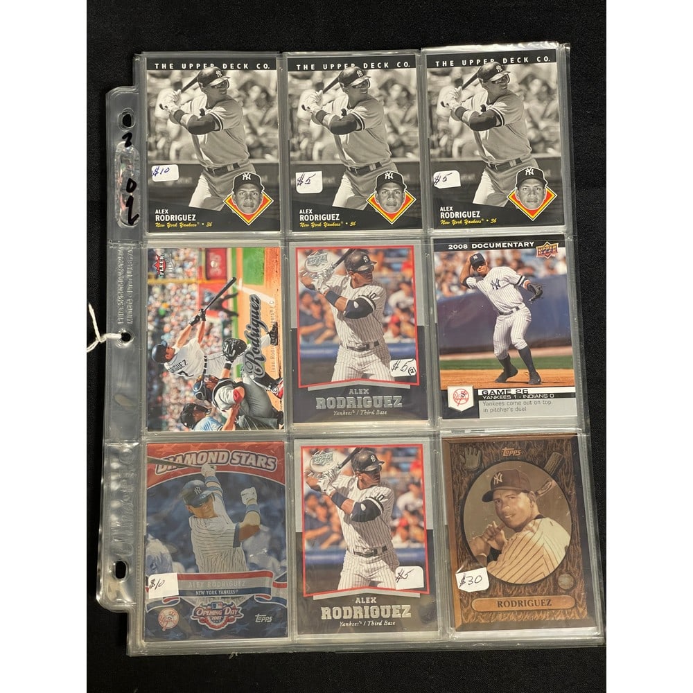 (42) Alex Rodriguez Cards With Inserts (1 of 4)
