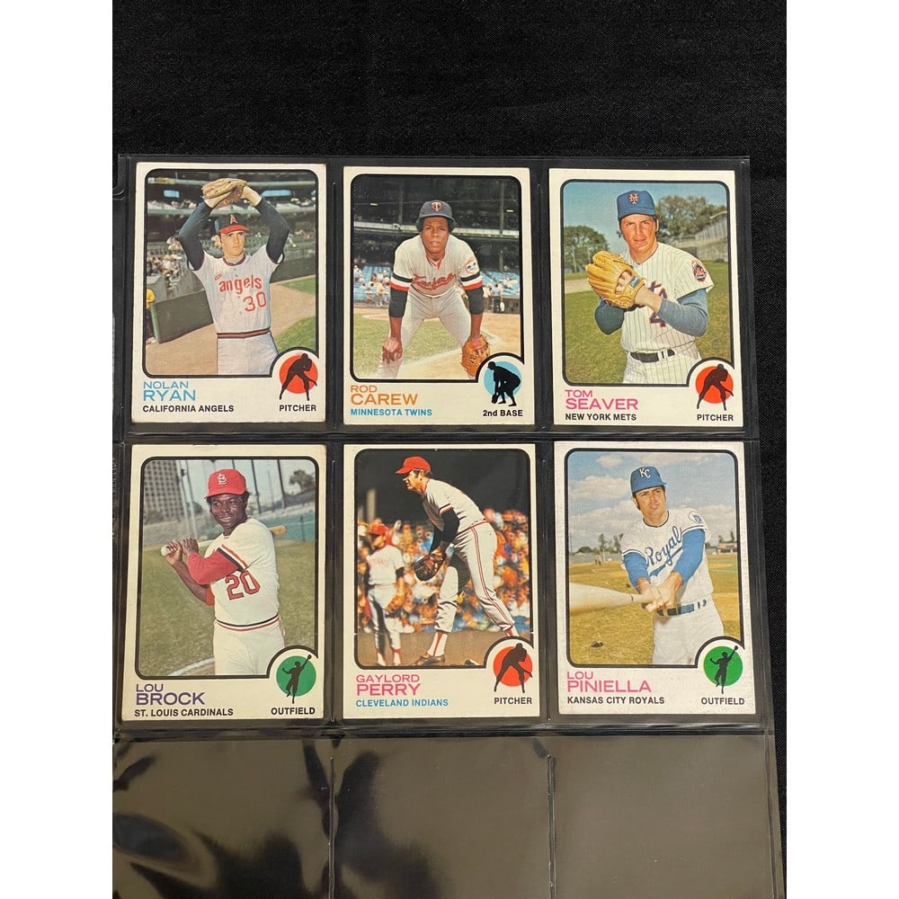 (6) 1974 Topps Baseball Stars/hof (1 of 2)