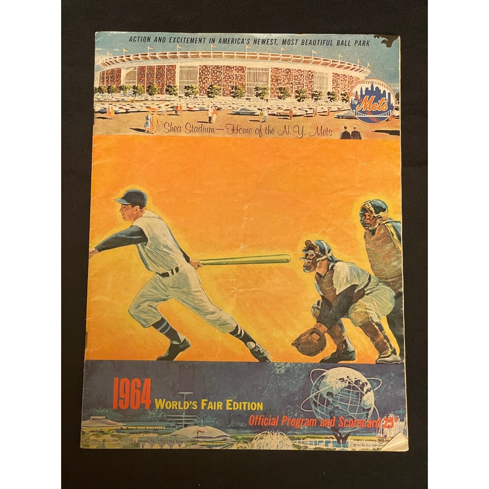 1964 Ny Mets World's Fair Program And Scorecard (1 of 2)