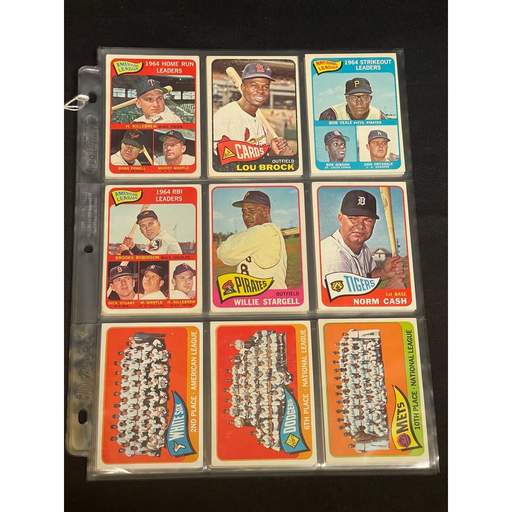 (37) 1965 Topps Baseball With Stars/hof (1 of 4)
