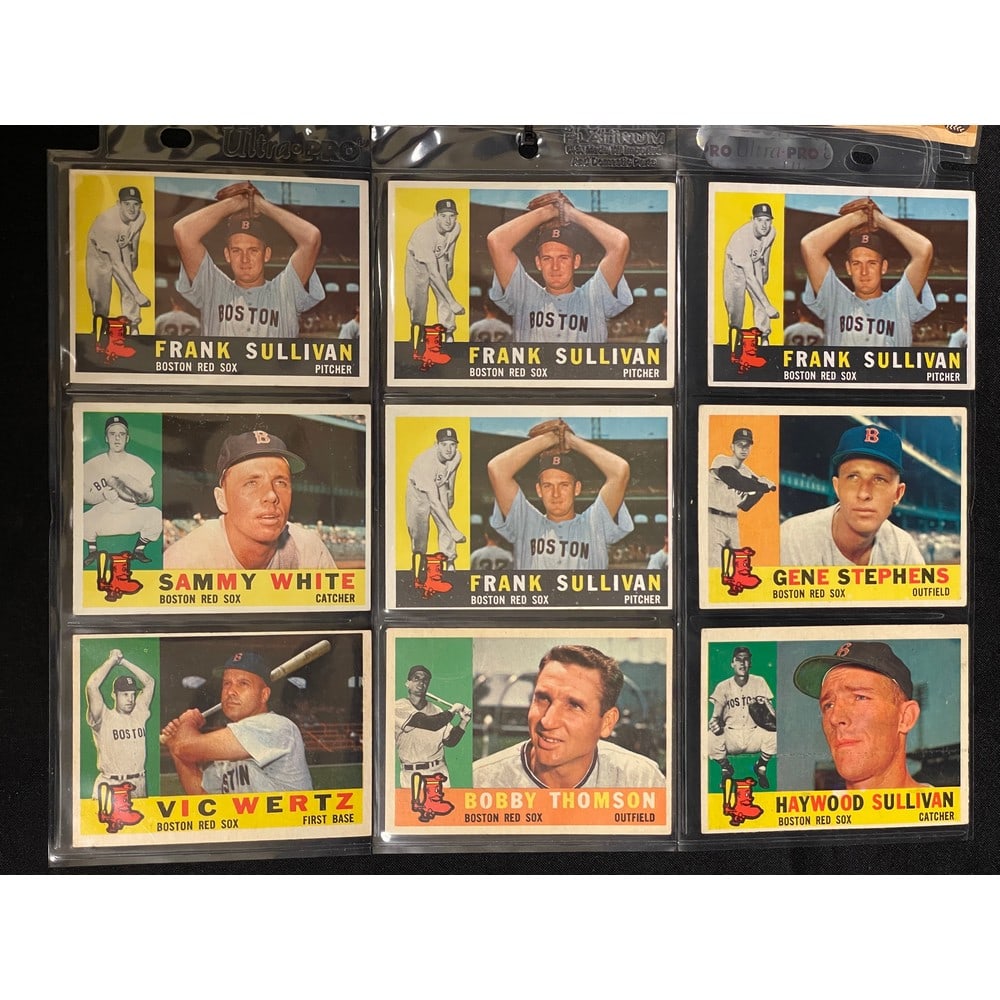 (19) 1960 Topps Red Sox Cards (1 of 3)