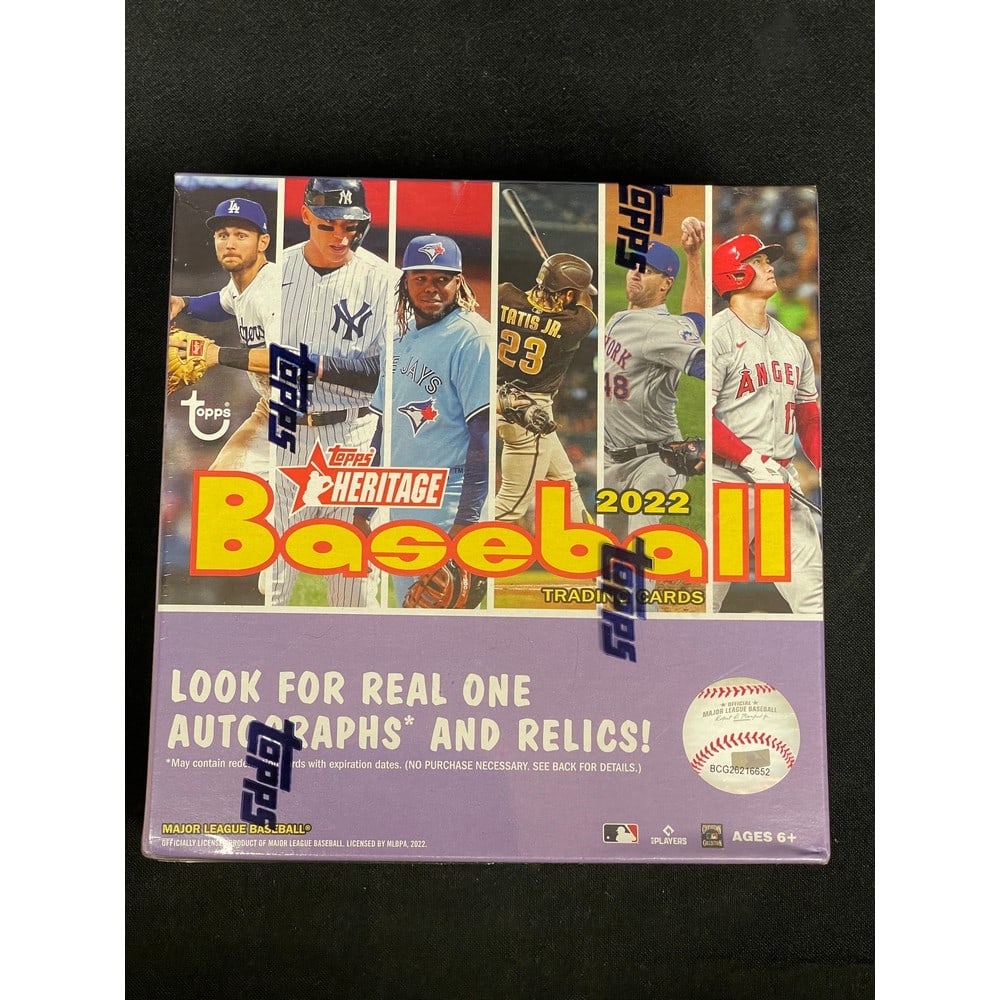 2022 Topps Heritage Baseball Mega Box Sealed (1 of 1)