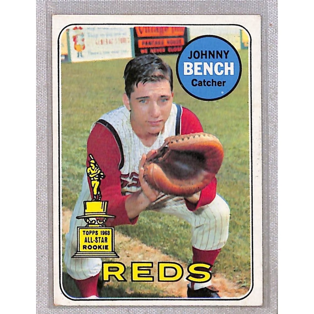 1969 Topps Johnny Bench Ex (1 of 2)