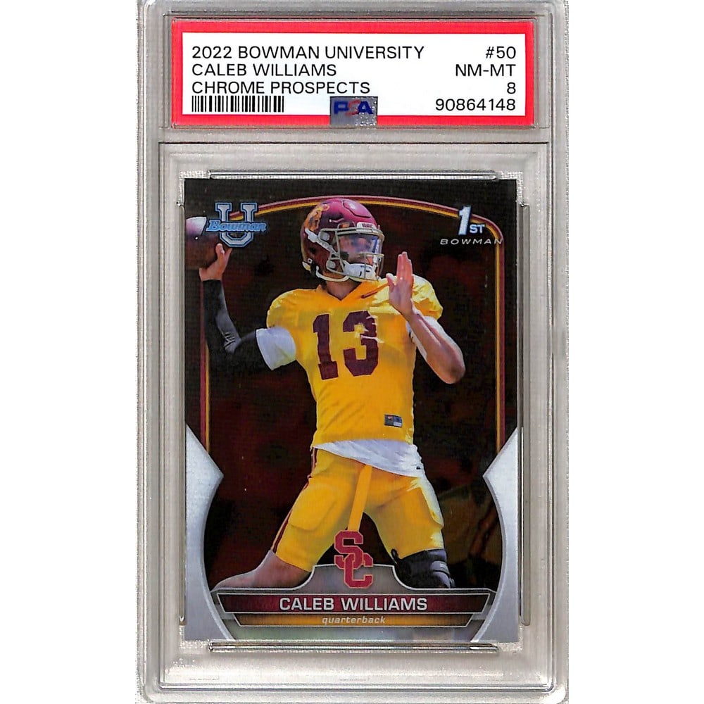 2022 Bowman U Caleb Williams Rc Psa 8 (1 of 2)