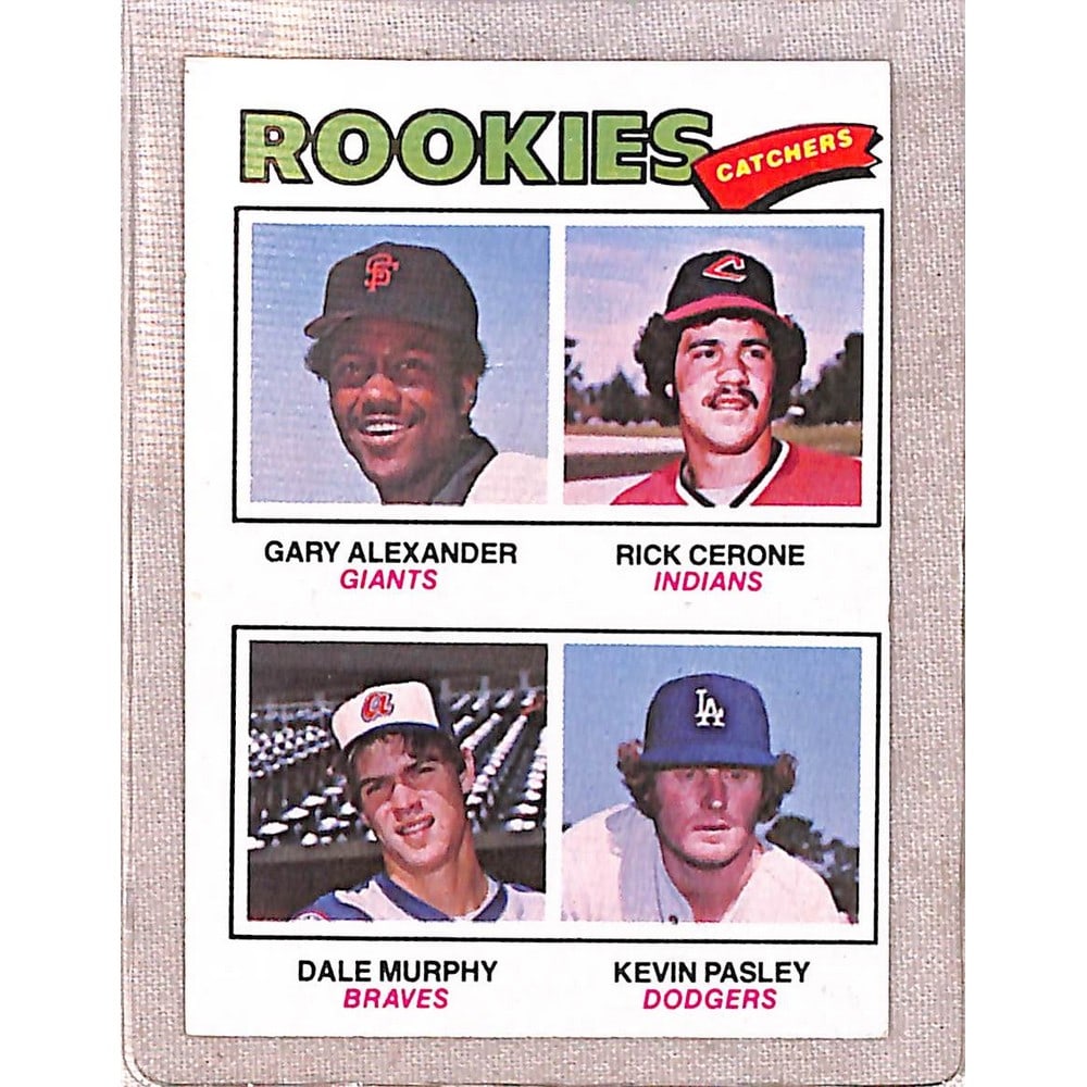 1977 Topps Dale Murphy Rookie Nrmt: 1977 Topps Dale Murphy Rookie Nrmt