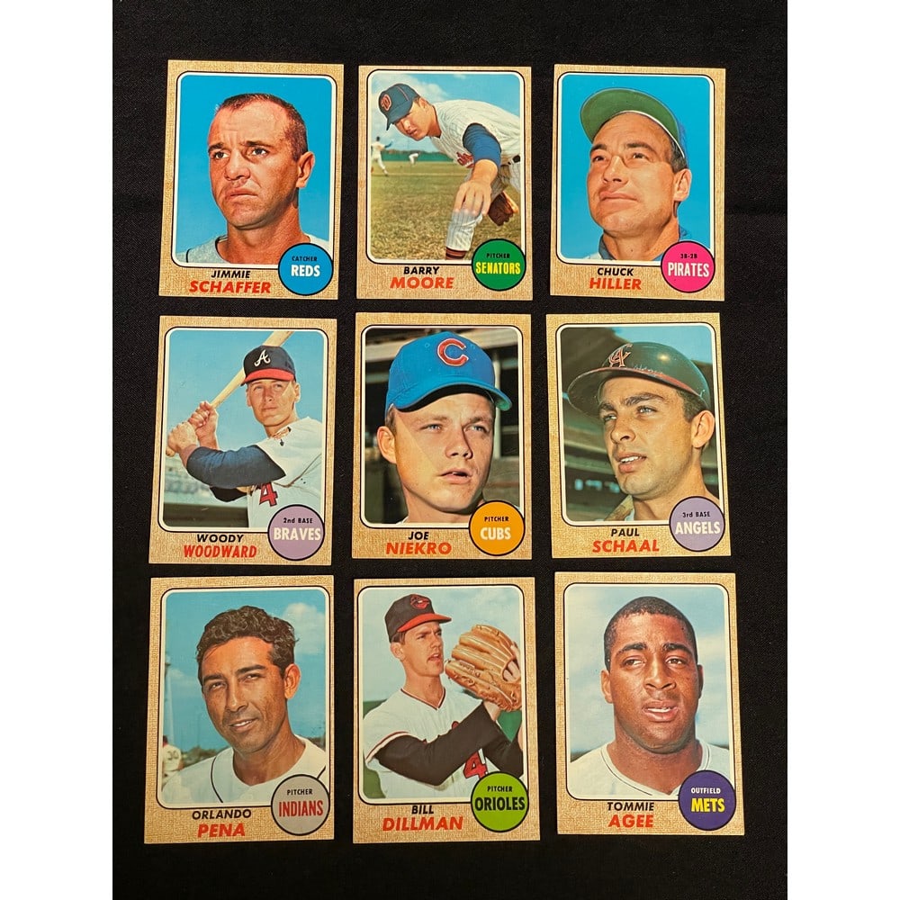 (75) Different 1968 Topps Baseball High Numbers (1 of 3)