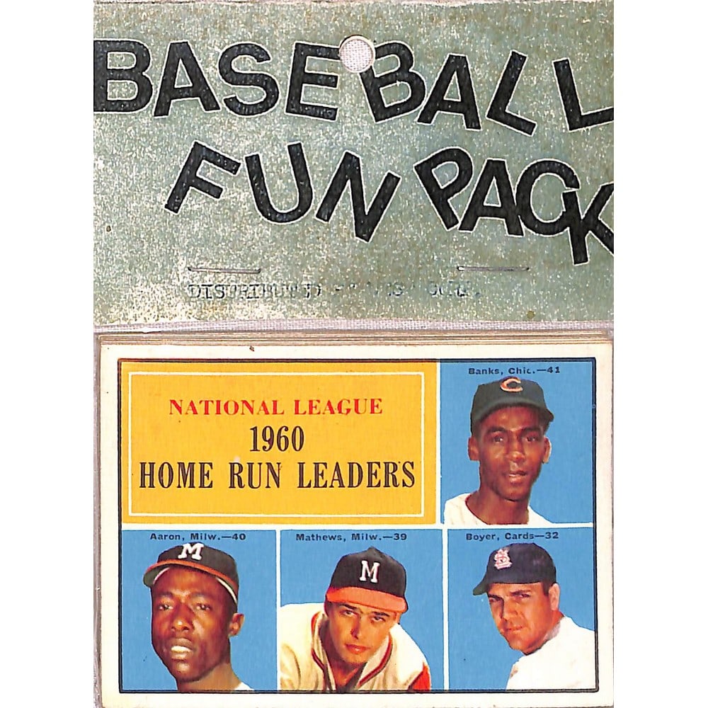 Sealed 1961 Topps Baseball Fun Pack (1 of 2)