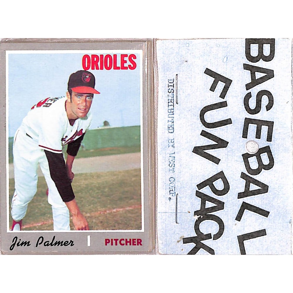 Sealed 1970 Topps Baseball Fun Pack (1 of 2)